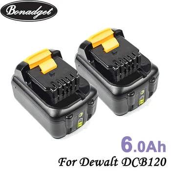 Bonadget 6000mAh 4000 mah Zamenjava DCB120 Baterija Za Dewalt 10.8 V DCB120 DCB121 DCB123 DCB125 električno Orodje 6.0 Ah Li-Ionska Baterija