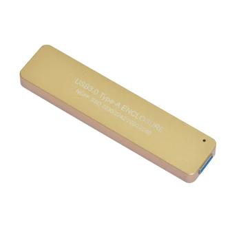 SP USB3.0 Aluminija HDD Primeru TIP-A, DA NGFF M2 SSD Zunanje Ohišje Enbedded Trdi Disk Adapter za 2242 2260 2280 Teleskopsko