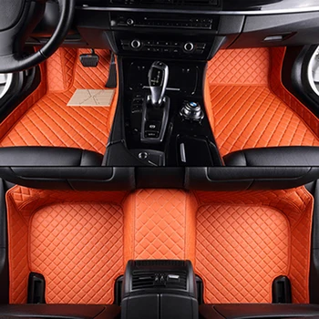 Po meri, Da Avto predpražnike Oranžno Rdeči barvi, za kia seltos 2020 za infiniti qx60 za mercedes clase e za Mitsubishi