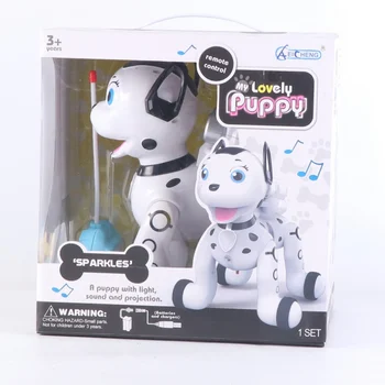 Novi Daljinski upravljalnik Pes za Otroke RC Živali Stunt Kuža Igrače Handstand Push-up Elektronski hišni Ljubljenčki Ples Programabilni Robot