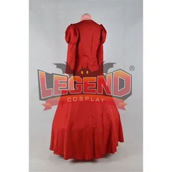 Mati v pravu cosplay rdečo Obleko Odraslih Gospa Tremaine obleko zlobna mati v pravu cosplay kopalke po meri