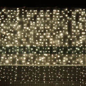 1x Božični Luči na Prostem Dekoracijo 10m 220V Droop 100 Led Zavese Ledenica Niz Luči Novo Leto svate Garland Svetlobe