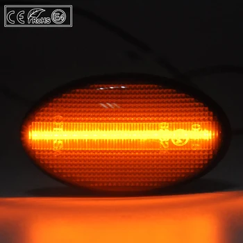 2Pcs Prekajene LED Strani Marker Luči Obrnite Signalna luč Za Subaru Impreza Wrx Sti, 2002-2007
