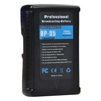 6700mAh BP-95 95 BP V-Mount Proti-Lock Baterije z D-Tapnite Izhod Polnilec za Sony BP-L60A BP-IL75, BP-L40A, BP-800S Kamere
