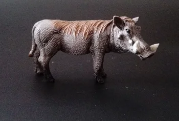 Pristni džungli divje kmetiji Zoo živali določa lev, tiger hippo rhino slon warthog figurice otroci, učenje igrače otrok darilo