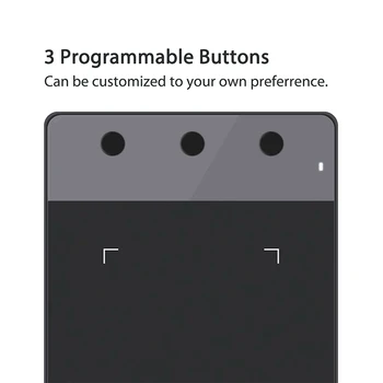 HUION H420 Grafični Tablet s 3 Prilagojene Pritisnite Tipke Podpis Pad z Desetimi Dodatno Peresa (kot nalašč za OSU)