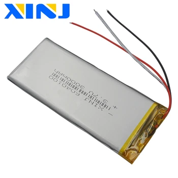 XINJ 3,7 V: 3000 mAh 3wires za thermistor Litij-Polymer Li-Po Akumulator 6040100 Za GPS, PSP E-knjige PDA SREDI ipod DVD Tablet PC