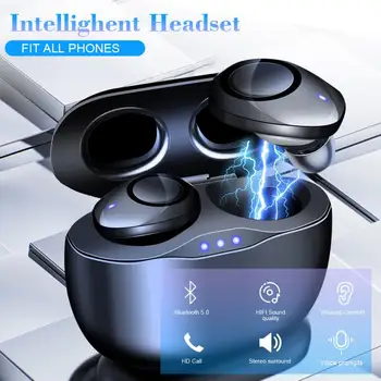 2020 TWS Res Brezžične Slušalke S Polnjenjem Polje Bluetooth 5.0 Nepremočljiva Čepkov Bluetooth Slušalke Hrupa Preklic Slušalke
