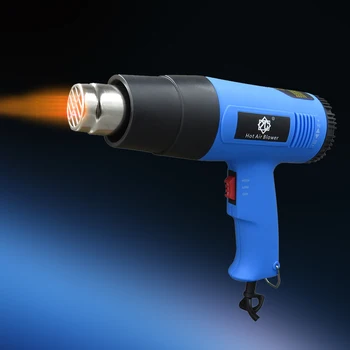 2000W Nastavljiva Temperatura Vročega Zraka Pištolo Avto Film Peko Heat Shrink Tube Industrijske Pištolo na Vroč Zrak