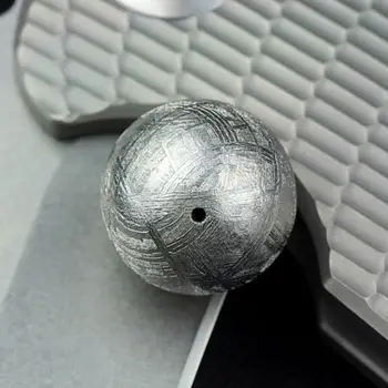 Pravega Pristnega Naravnega Gibeon Železove Meteorite Moldavite Ohlapno okoli Biseri Rose Silver 8 mm Ena Noga DIY Padec Ladijskega prometa AAAAA