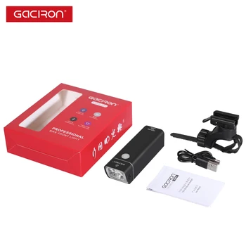 Gaciron 600 Lumen USB Polnilne Aluminij Zlitine Kolesa Smerniki Žice Nadzor IPX6 Nepremočljiva Kolo svetilka dodatna oprema