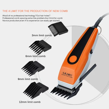 Strokovno Močne Lase Clipper strip Električni Hair Trimmer za lase brado brivnik brivnik za Salon/Domov