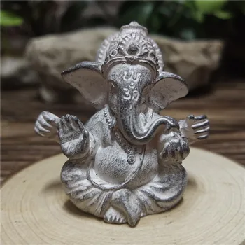 Gospod Ganesha Kip Bude Slon Bog Kiparstvo Doma Dekor Zen Vrt Na Prostem Dekoracijo Buda Figurice Krajine Okraski