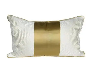 Luksuzni golden white ledvenih prevleke kavč nazaj blazine pokrov pasu blazino kritje za naslonjalo v zaprtih prostorih