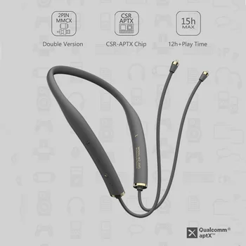 Brezžična tehnologija Bluetooth 5.0 Aptx Kabel 2PIN 0.78 mm MMCX Nadgradnjo Modula Vodotesne Slušalke Kabel