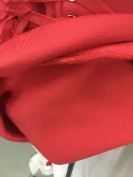 Ženske Jeseni Čipke Povoj Hoodies Obleko Zimo Priložnostne Dolg Rokav Mini Obleka Ulične Debele Sweatshirts Vestidos