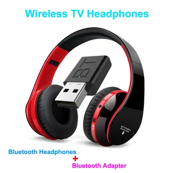Najnovejši Slušalke Bluetooth Slušalke Nad Uho Brezžične Stereo Slušalke Mehko Usnje, Naušniki vgrajeni Mikrofon za PC/Cell Phones/TV