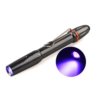 TMWT 365nM UV LED Ultra Violet 3W Pero Svetilko, Baklo Luči 365 nm UV Penlight za Denar Detektor
