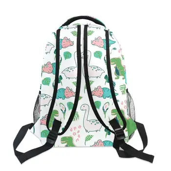 Velika zmogljivost šolsko torbo za najstnice študent torba, Primerna za 8-18 let Dinozaver Natisnjeni Nepremočljiva bagpack knjiga vrečko