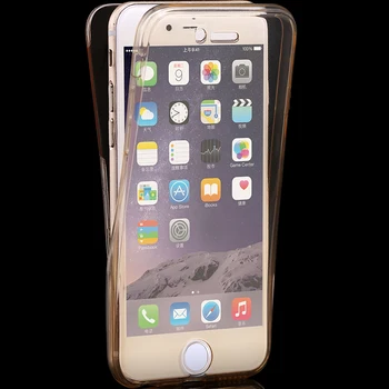 I6 6S Smart Plus Zaslon na Dotik Občutljivost Brez Odpiranja Primeru Za Apple iPhone 6 6S/6 6S Plus 360-Stopinjski Mehko Jasno Telefon Kritje