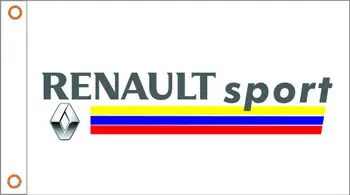 Avto zastava Renault Banner 3ftx5ft Poliester 02