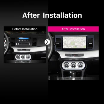 Seicane Android 10.0 Avtomobilski Stereo sistem GPS Navigacija Radio Predvajalnik za 2008-Mitsubishi Lancer-ex Quad Jedro z FM 10.1