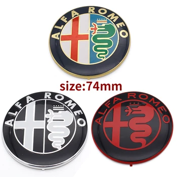 50pcs Akciji prodaje 2016 novo 74mm za 7,4 cm ALFA ROMEO Avto Logo grb Značko nalepke za Mito 147 156 159 166 avto styling