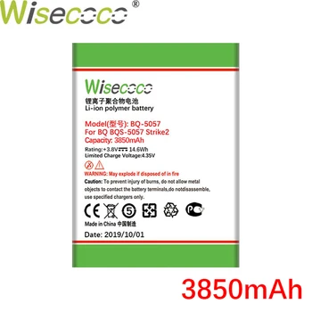Wisecoco BQS5057 3850mAh Novo Proizvedeno Baterija Za BQ BQs 5057 BQS-5057 STAVKE 2 Telefon Zamenjavo Baterije + Številko za Sledenje