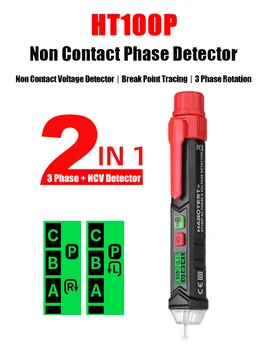 Ne obrnite na AC Napetost Faznega Detektorja Frekvenca Tester odklopnika Finder Odkrivanje Pero z Visoko In Nizko Občutljivost Način Mini