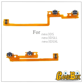 Original Levo Desno LR Ramenski Sproži Gumbi Stikalo Flex Kabel za Novi 3DS LR ZL ZR Traku Flex Kabel za Nintend Novi 3DS