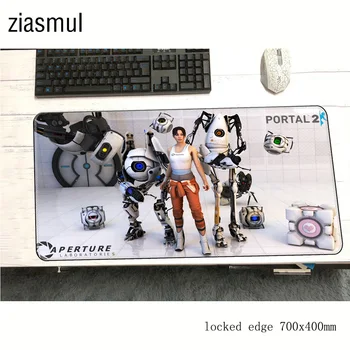 Portal 2 padmouse 700x400x3mm gaming mousepad igro srčkan velike mouse pad igralec računalniški mizi High-end mat notbook mousemat pc