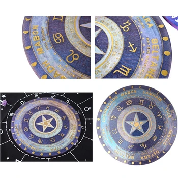 Astrologija Odbor Smolo Plesni, Sonce, Luno, Zvezde Tarots Kartico Pladenj Plesni Čarovništva