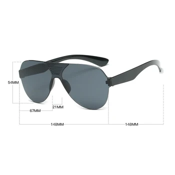 RBRARE 2021 Plastičnih Gradient sončna Očala Moških Barvne Vožnjo sončna Očala Ženske/Moške blagovne Znamke Oblikovalec Retro Prostem Oculos De Sol