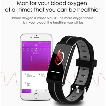 Pametna Zapestnica Krvni Tlak Merjenje Smart Band IP68 Vodotesen Fitnes Tracker Watch Srčnega utripa Dejavnosti Tracker
