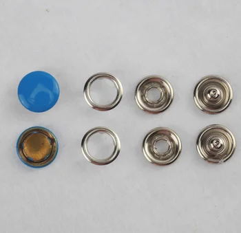 100sets/lot 4 del gumbi 10 mm multicolor 16 barv vile snap gumbi fastenerd pritisnite stud gumbi za otroška oblačila FP053