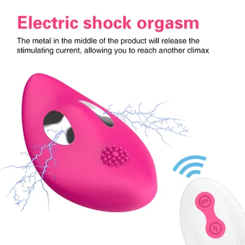 Električni Šok Vibracijske Hlačke za Odrasle Sex Igrače za Nekaj Vagina Jajca Masturbator G-Spot Klitoris Stimulator Spolnih Igrač za Žensko