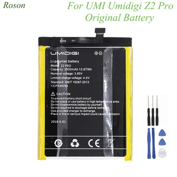 Roson za UMI Umidigi Z2 Pro Baterije 3550mAh Nov Nadomestni Deli Telefon Opremo Akumulatorjev Z Orodji,
