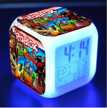 Roblox Led Risanka Otroci Igrače Budilka Reloj Despertador Digitalna Budilka Elektronski Wake Up Light Tabela Reveil Wekker