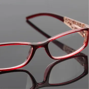 Retro Eleganten Kovinski Spomladanski Tečaj Obravnavi Očala Proti Utrujenosti Full Frame Obravnavi Očala Ženske Presbyopia Očala