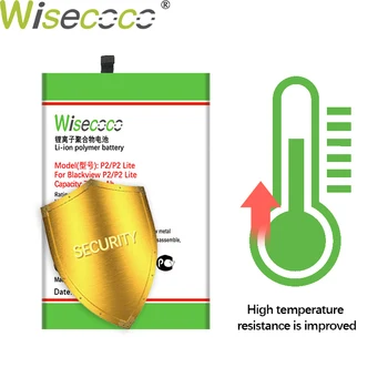 WISECOCO 7300mAh Baterija Za Blackview P2 / P2 Lite Visoke Kakovosti Mobilni Telefon Baterija+Številko za Sledenje