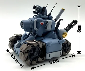 NEW vroče 8 cm modra Metal Slug zbrati tankette zbiralci akcijska figura, igrače Božično darilo igrača