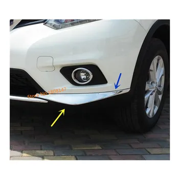 Avto strani odbijača kotu varstvo trim okvir abs chrome anti-zbadanje kritje 2pcs Za Nissan X-trail, xtrail T32/Lopov 2016
