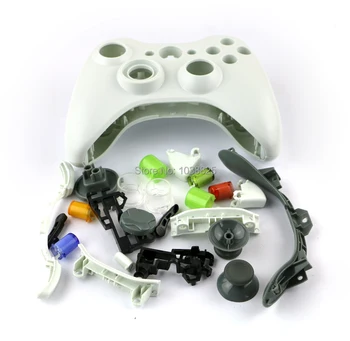 Celoten Sklop Lupine Stanovanjskih Kritje Primera z Gumbi Komplet za Xbox 360 Žice Krmilnik Zamenjava