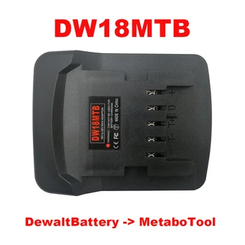 Dawupine Adapter Pretvornik MK18MTB DW18MTB uporabo Makita DeWolt 18V 20V Li-ion Baterije na Metabo 18V Litij-Orodje