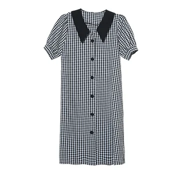 Poletje Porodniškega Obleke Kariran River Bluze, Srajce Nosečnosti Obleko Porodniškega Oblačila za Nosečnice