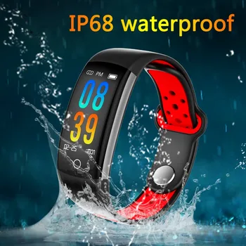 Pametna Zapestnica Ženske V6 Bluetooth Smartwatch Moških, Srčni utrip, Krvni Tlak Monitor Šport Gledam Fitnes Tracker za Android IOS