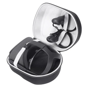 Torbica EVA Trdo Lupino Shockproof Zaščitna Vreča za Shranjevanje za Oculus Quest 2 VR Slušalke Dotik Krmilnik Dodatki
