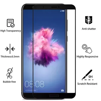 2pcs Kaljeno Steklo Za Huawei P Smart Primeru Polno Kritje Zaščitnik Zaslon Zaščitna Telefon Varnost Tremp Na Psmart Uživajte 7s 9h 5.65