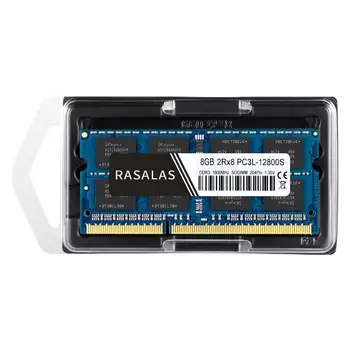 Rasalas DDR3 4GB, 8GB RAM-a 2Rx8 PC3-12800S 1600Mhz DDR3L pomnilnik so-DIMM 1.35 V Oперативная Nамять Zvezek RAM 204Pin Laptop Memory Sodimm