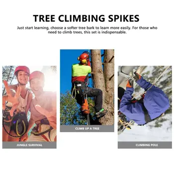 1 Nastavite Drevo za Plezanje Tools Trajno Ogljikovega Jekla Nevihte Slog Non-Slip Konice Kopati Čevlji za Igro na Prostem Obiranja Sadja